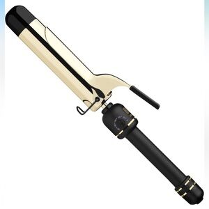Hot Tools | 24K Gold Professional 1.5" Barrel Curling Iron w/ Clamp | Used Once
